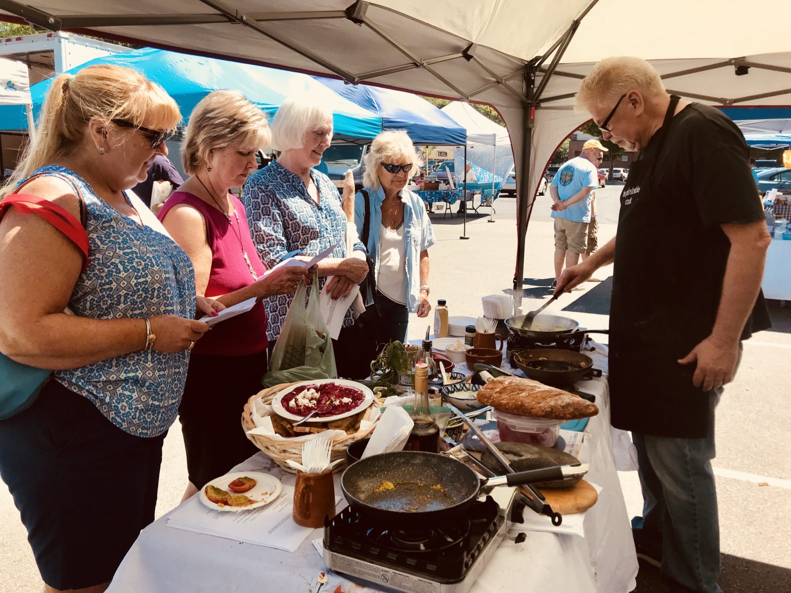 Cooking Demo I at the Old Saybrook Farmers Market The Perishable Cook